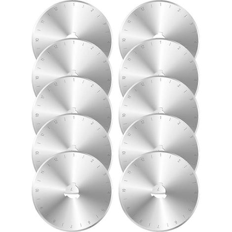Lames de rechange rotatives 60 mm - 10 pièces compatibles avec la plupart des cutters rotatifs de 60 mm (1/5)