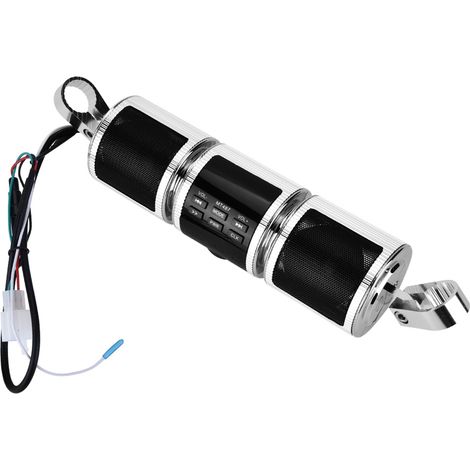 Sacoche de réservoir universelle pour moto, panneau en cuir PU noir avec pochette (1/5)