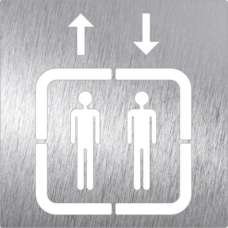 Pictrogramme Inox Ascenseur - Fricosmos (1/2)
