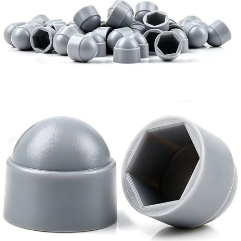 25 Pièces Cache Ecrou M12 Cache Boulon Gris Antirouille (1/5)