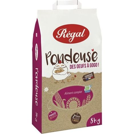 Aliment Pondeuse Regal 8kg Formule Complète Enrichie Calcium - Valera