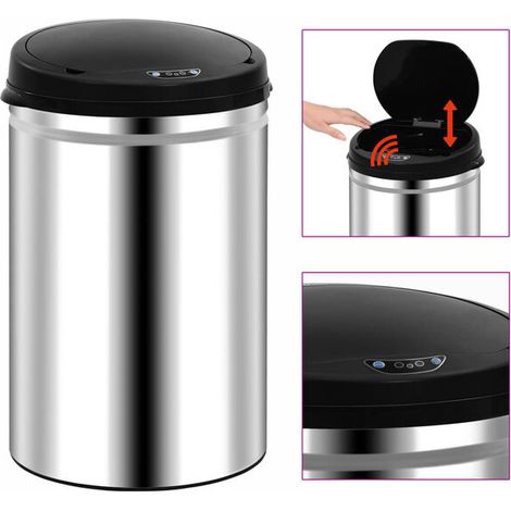 Trémie à capteur automatique de 30 litres, en acier inoxydable (1/5)