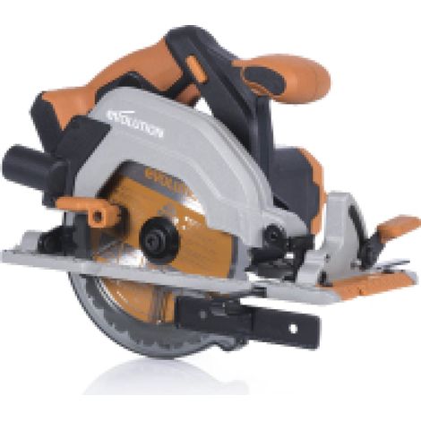 Evolution Sega circolare a batteria R165CCS-Li da 165 mm 18 V Li-Ion EXT Inc Lama multimateriale (1/4)