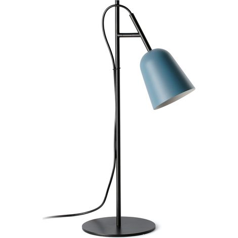 Faro STUDIO Lampe de travail de bureau Noir mat, Bleu (1/2)