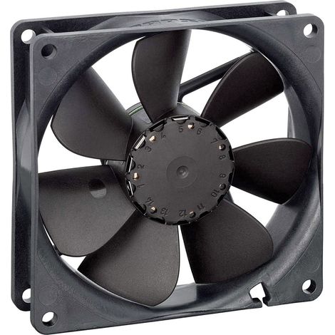 ebm-papst Axialventilator 3414N/2 schwarz 92x92x25 mm