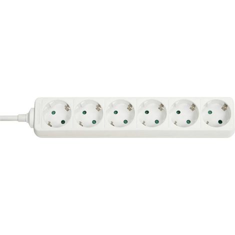 Multiprise 6 Prises, Blanc