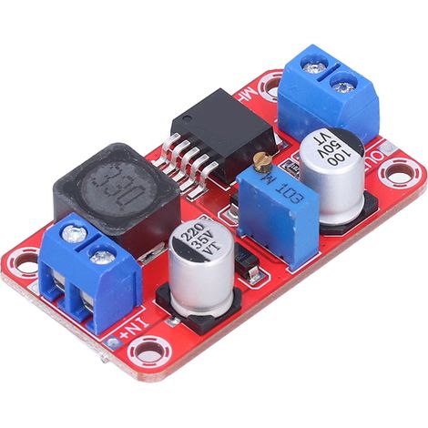 Module élévateur de tension XL6019, convertisseur DC-DC réglable 5A pour projets électroniques et alimentations. (1/5)