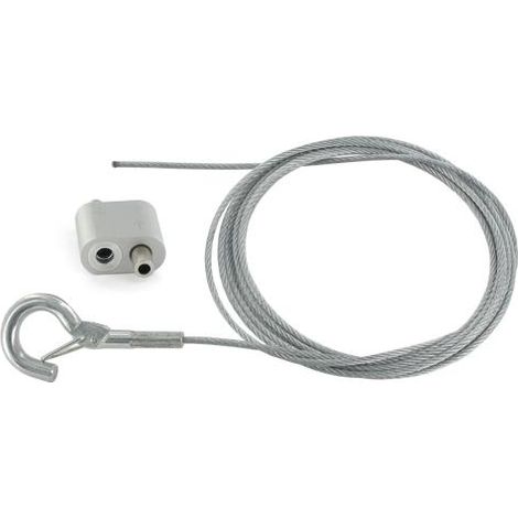 Kit 2m. filin 2.5mm avec mousqueton +1 verrou MM BLM 621250