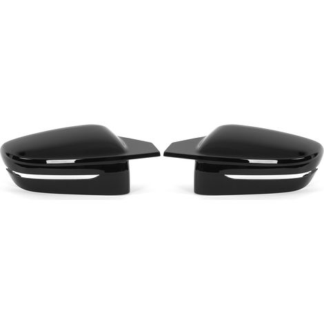 Coques de rétroviseurs noir brillant style M3 pour BMW Série 3, 4 et 5 (G20, G22, G30, G11, G14)
