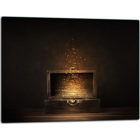 Glasschneidebrett 52x40 schwarz (1/5)