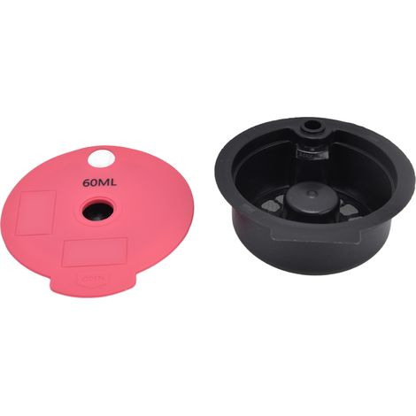 Filtre à café réutilisable, dosette café compatible Type CTPM1, CTPM07, CTPM05UC, rose, 60 ml (1/5)