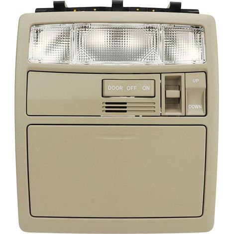 Lampadaire de lecture avec console de plafonnier pour Camry 2007-2011, kit de remplacement intérieur, luminaire de carte, ampoule LED E0, assemblage 63650 33270, paire de lecture de carte (1/5)