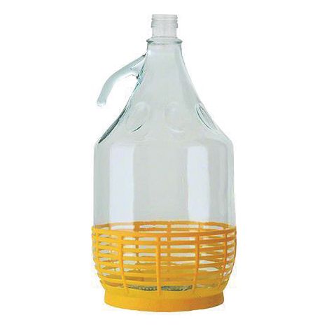 DAMA IN VETRO CON CESTINO lt. 5 6.00 pz