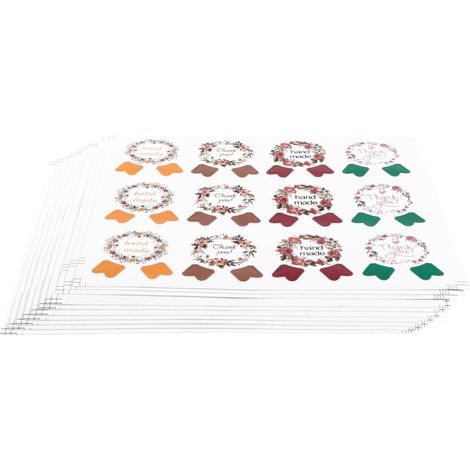 Autocollants en PVC avec étiquettes en PVC 10 pièces