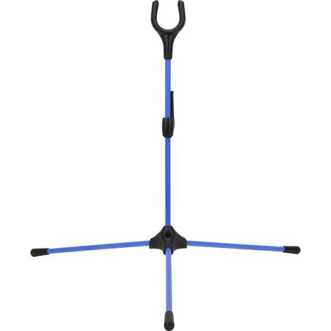 Support pliable pour arc recourbe, support pour arc droit, idéal pour la chasse et les sports de plein air (bleu) (1/5)