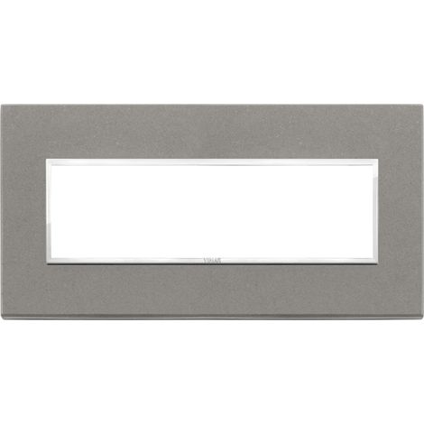 Placca 7M quarzite grigia Vimar Eikon Evo 21657.53