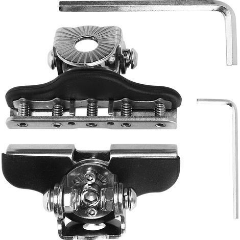 Soporte de fijación giratorio de acero inoxidable para barra de luz de capó, con pinzas para focos, impermeable IP68, accesorio universal para coche (1/5)