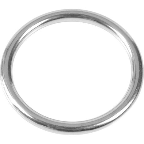 O-Ring aus Edelstahl 304, glatt poliert, geschweißt, robust, multifunktional, 1 Stück (1/5)