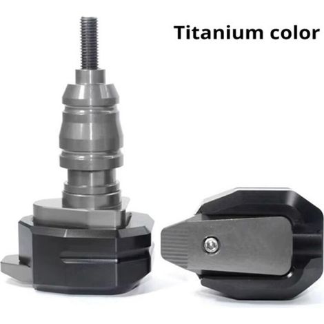 1 paire Spécifications : Couleur noire : comme indiqué Matériau : alliage d’aluminium Barres de sécurité pour moto Convient pour