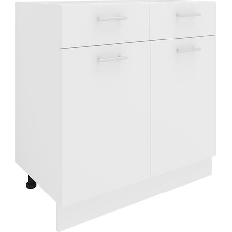 Armadio da cucina W 80 cm Armadio inferiore Esilo 82x80x46 - VCM