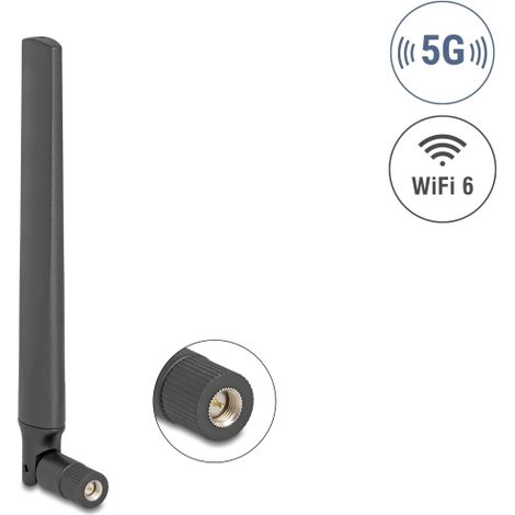 Antenne delock 5g lte gnss wifi 6 omnidirectionnelle 4.1 dBi