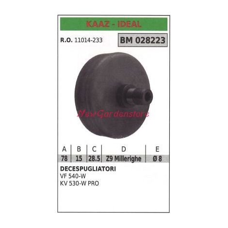 Campana frizione KAAZ decespugliatore VF 540-W KV 530-W PRO 028223