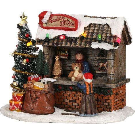 Luville Village de Noël Multicolores H11xl8.5xL13.5cm