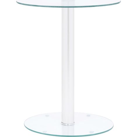 Table basse Transparent 40cm Verre trempé (1/5)