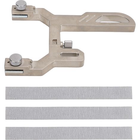 Ponceuse à surface courbe alliage d'aluminium portable outil de polissage de surface de modèle lime de meulage manuel avec ouverture réglable (1/5)