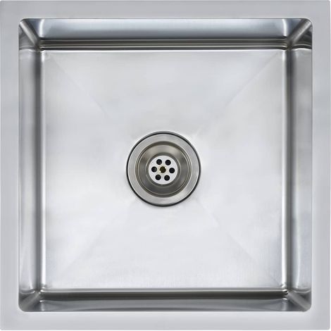 Maison Exclusive - Handgefertigte Küchenspüle Edelstahl
