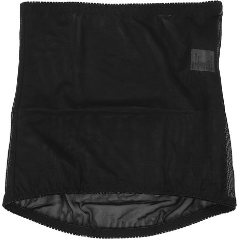 Corset femme seamless gaine ventre taille fine sculptant body amincissant sous-vêtement noir M (1/5)