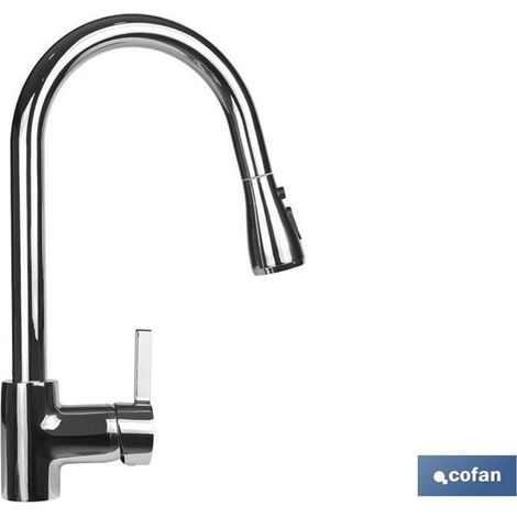 Einhebel-Küchenarmatur mit Dusche 40 mm Nukuru-Modell