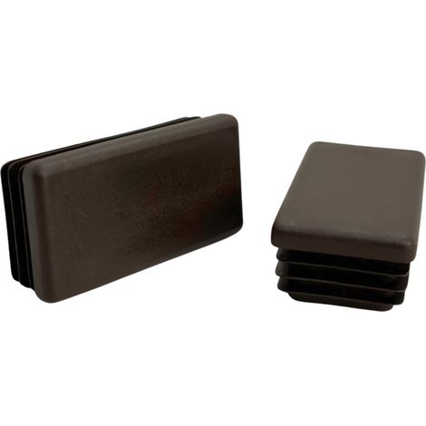 Tappo interno per profilo, palo, tetto 60x30, 100 pezzi, marrone (1/5)
