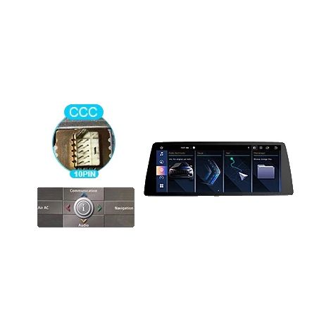Carplay, Multimedia-Player, Plug-and-Play-Installation, Kompatibel mit BMW 3er/5er Serie, HPL-CCC-10-2G64G-A (1/2)