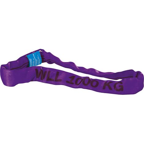 Cordes rondes en polyester pour levage 1 tonne 1 m