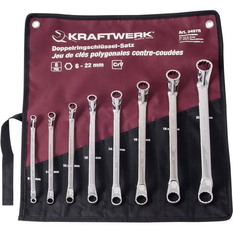8-t. Doppelringschl. 6-22 mm, Rolltasche (1/2)