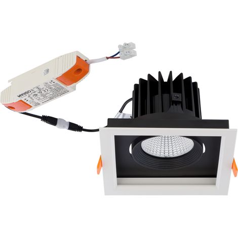 Nowodvorski DIA 8718 faretto LED quadrato bianco 30W (1/5)