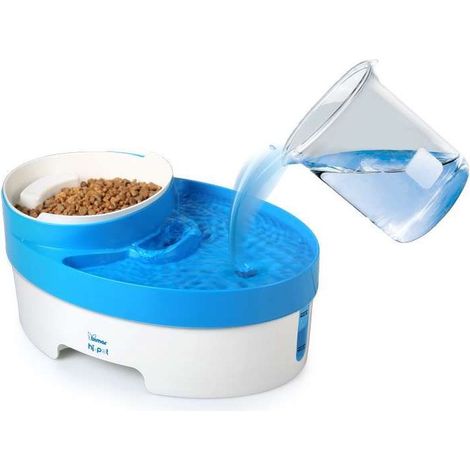 Distributore Automatico Cibo e Acqua Ciotola con Filtro per Cane e Gatto (1/5)