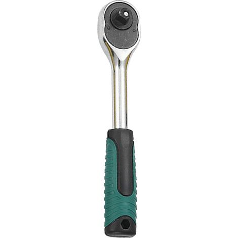 Clé à cliquet à dégagement rapide CRV 3/8 24 dents avec poignée ergonomique en caoutchouc - Outil de réparation automobile (1/5)