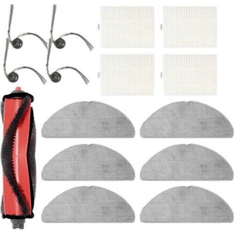 Filtre pour aspirateur brosse pour aspirateur Filtre de brosse pour aspirateur filtre de Roborock Q7 M5 Robot Aspirateur Main Brosse – Side Brosse Filtre Cloth Accessoires (1/4)
