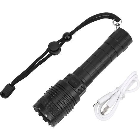 Lampe torche d'urgence portable multifonctionnelle, étanche, rechargeable par USB, pour une utilisation en extérieur - AquaForge (1/5)