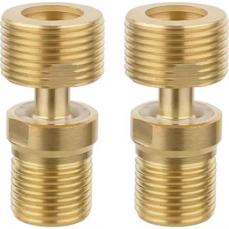 Rallonge de douche pivotante en cuivre à 360 degrés avec réglage d'angle excentrique, raccord coudé réducteur réglable, pour une solution d'alimentation en eau flexible dans la salle de bain et (2 piè