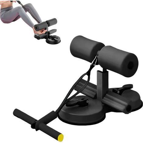 Appareil auxiliaire d'entraînement des abdominaux, équipement d'exercice portable réglable pour abdominaux, double ventouse, entraînement des muscles abdominaux, entraînement complet du corps (1/5)