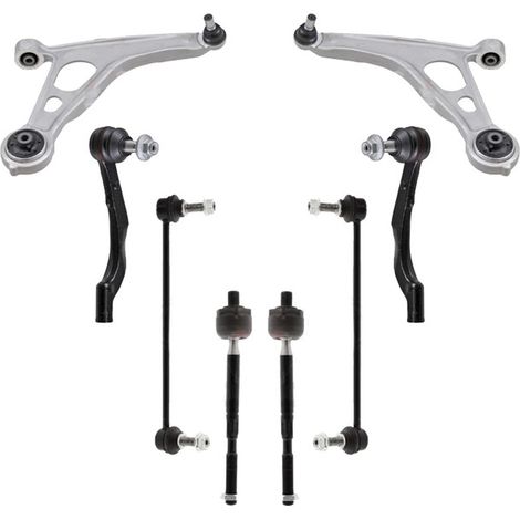 KIT BRACCIO OSCILLANTE 8 PEZZI COMPATIBILE CON RENAULT AUSTRAL TCe 140 (HGMF) / Kit Sospensione Completo OE/OEM / Bracci Oscillanti + Testine Sterzo / Sostituzione Diretta OEM