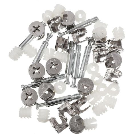 Vis excentriques en alliage de zinc pour meubles, lot 50 (1/5)