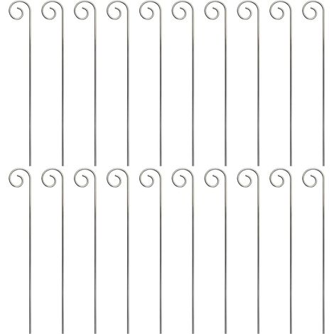 20 Pack Stainless Steel Garden Tag Hooks for Flowers, Pots and Potted Plants (1/5)