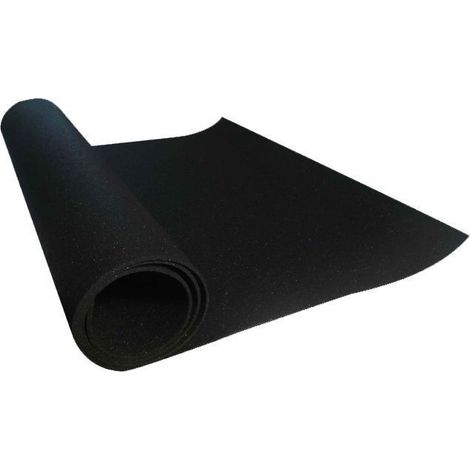 Tapis de sécurité en caoutchouc recyclé 150x90 cm – Ininflammable et réversible – Nettoyage facile au jet d'eau – Résistant aux brûlures – Technoflex (1/5)