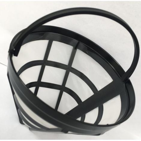 1 filtre à café réutilisable de style panier, filtre à eau en nylon pour machines à café, non toxique, inodore, résistant aux hautes températures, adapté à la plupart des machines à café (1/5)