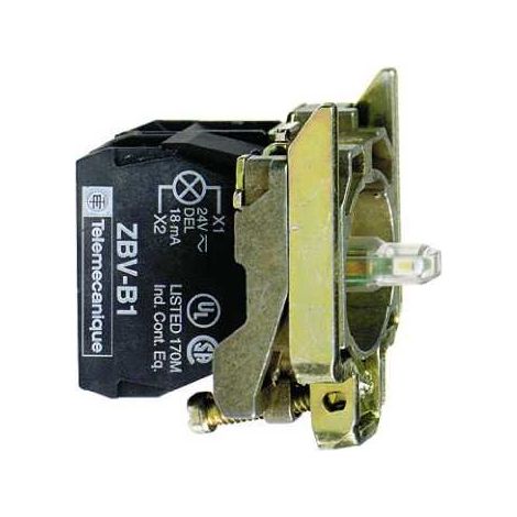 Harmony corps de bouton lumineux - Ø22 - blanc LED intégrée 1F  - ZB4BW0M11