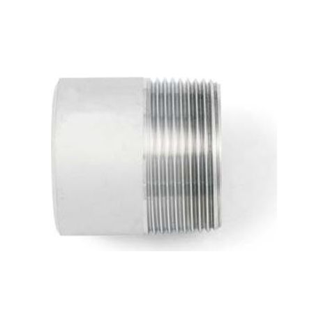 BSP 1-1/2" Welding Nipple - Tapered / Rated- A4 (T316) Marine Grade Stainless Steel - Taper Threads (BSPT / R Thread)